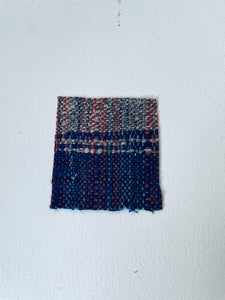 Weaving iron on patches