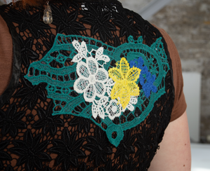 Large Embroidered Patch to Iron On clothes and Mend, Applique
