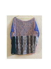 Load image into Gallery viewer, back garment see-through T-shirt colorful  lace pink green sheer top