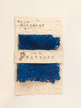 Load image into Gallery viewer, product patch XL blue folded iron on recycled packaging gift