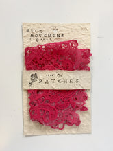Load image into Gallery viewer, product patch XL  folded iron on recycled packaging gift pink